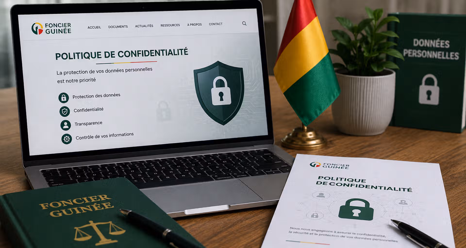 Politique de confidentialité du site Foncier Guinée